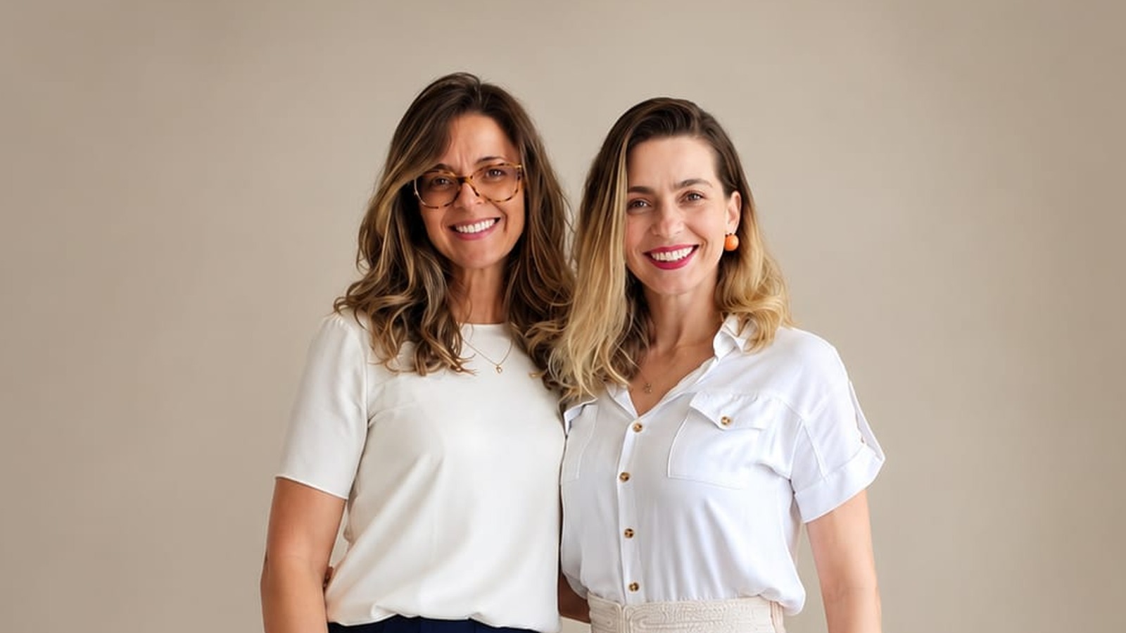 Fernanda Giacomini Germer e Gabriela Giacomini Pereira, sócias-administradoras da Calfen